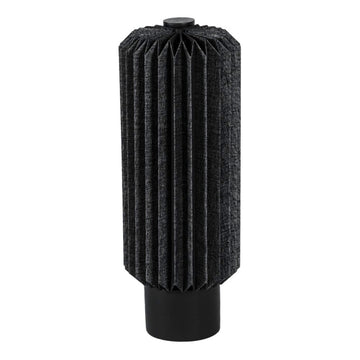 Banks 15.75" Modern Minimalist Paper Pleated Column Accent LED Table Lamp